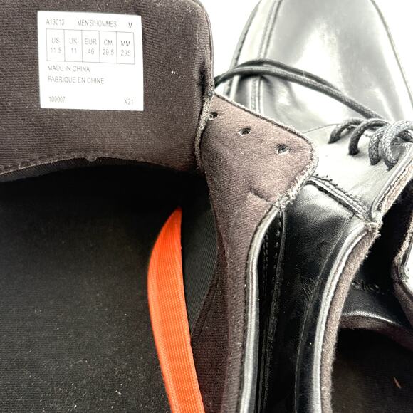 Rockport Mens Oxford Dress Shoes 11.5 Black Leather Lace Up Comfort Career Work main image 4